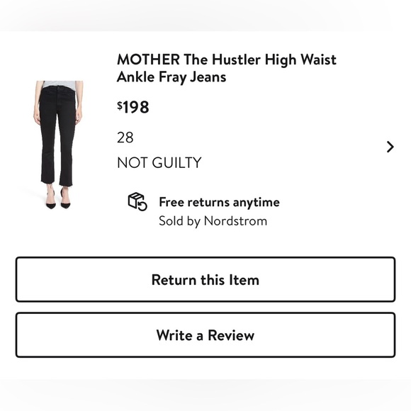 Mother the Hustler High Waist Ankle Fray Jeans - Picture 8 of 10